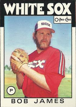 1986 O-Pee-Chee Baseball Cards 284     Bob James